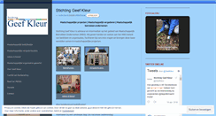 Desktop Screenshot of geefkleur.org