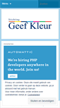 Mobile Screenshot of geefkleur.org